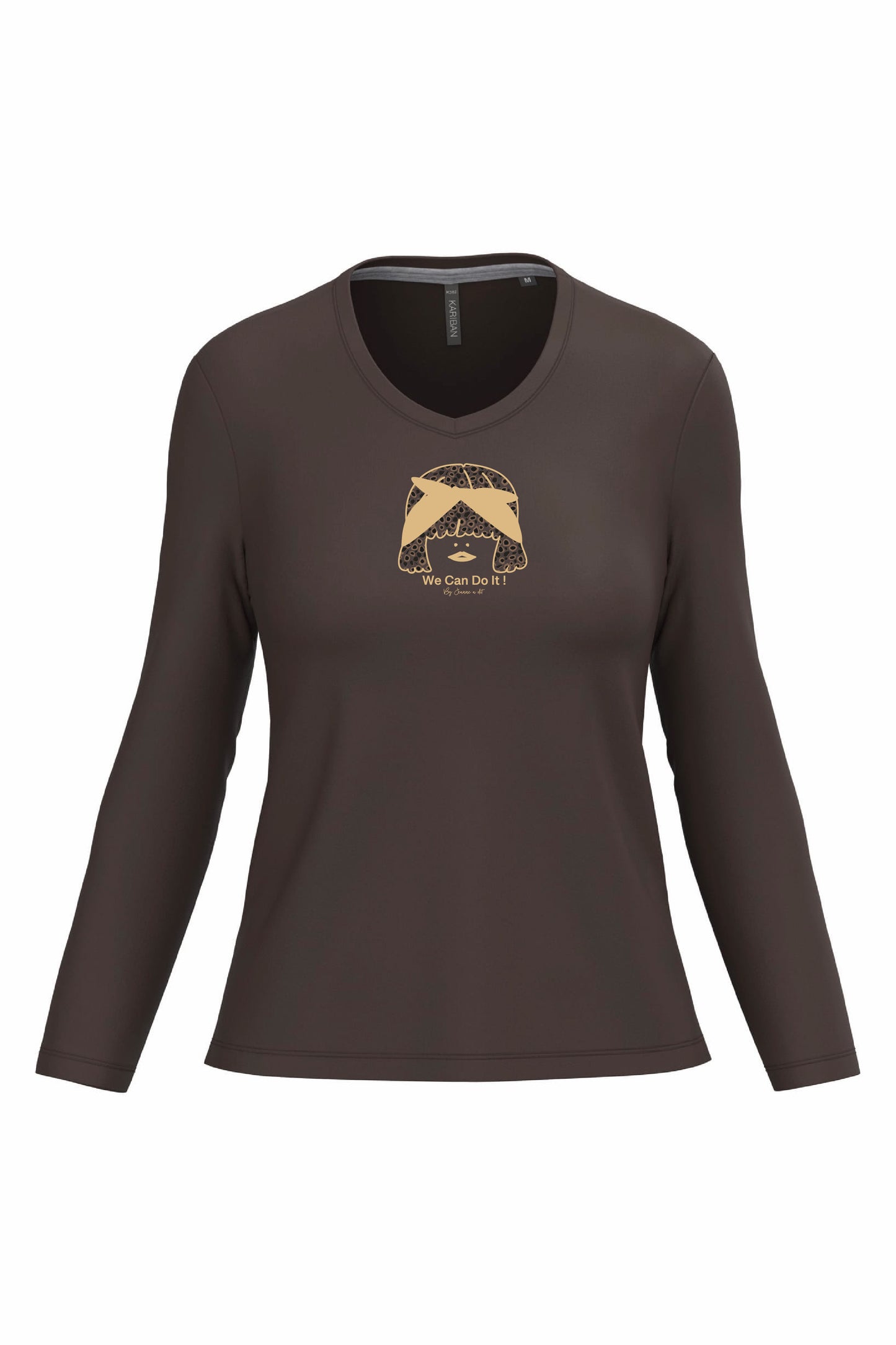 Camiseta de mujer "Iconic" de manga larga de algodón orgánico