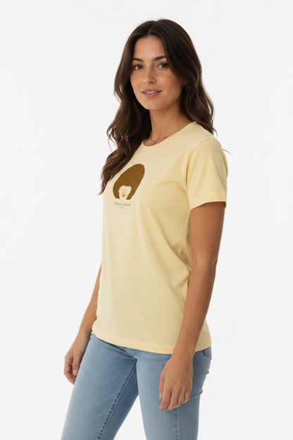 T-shirt femme Rosa en coton Bio " Enough is Enough "