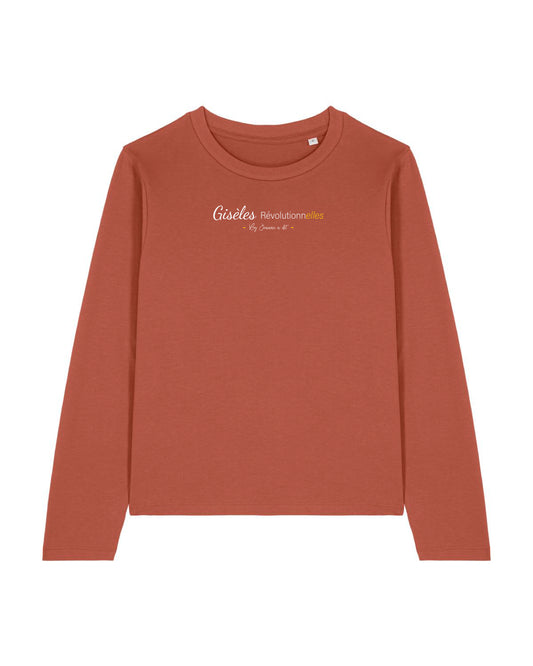 T-shirt femme à manches longues en coton Bio " Gisèles revolutionnelles"