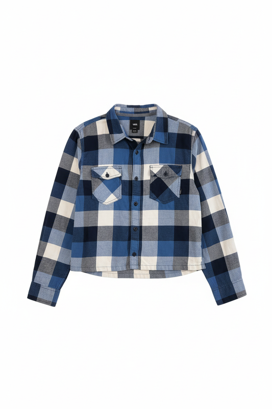 Veste flanelle à plat - studio