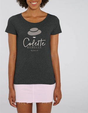 Tee-shirt " Colette la rebelle " en coton Bio 🌱