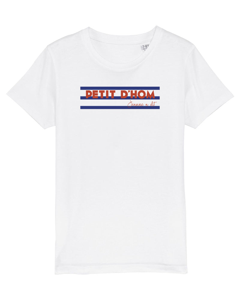 Tee-shirt enfant " Petit d'Hom " marin en coton Bio 🌱