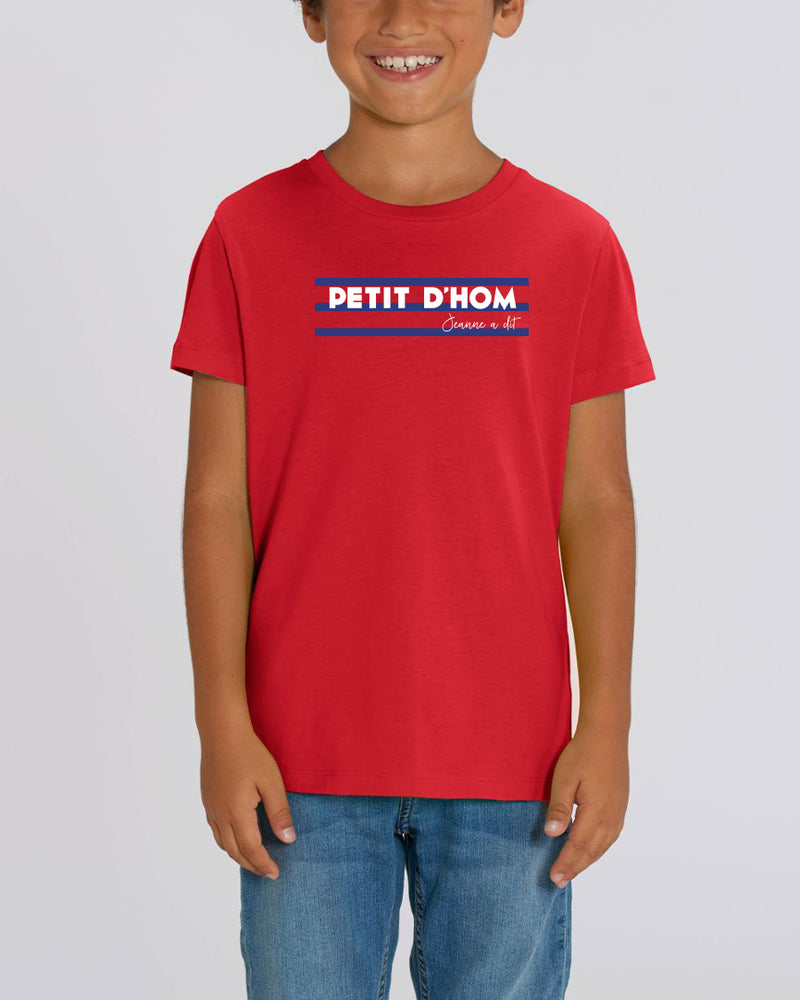 Tee-shirt enfant " Petit d'Hom " marin en coton Bio 🌱